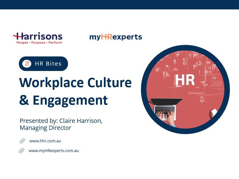 HR Bites - Workplace Engagement & Culture